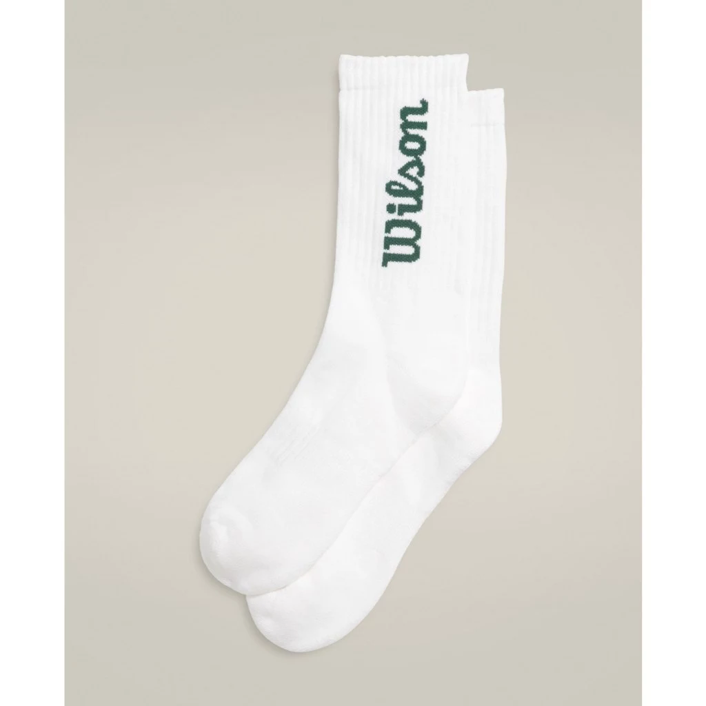 Wilson Unisex CREW LOGO SOCKS ถุงเท้า WU00017W028001 Official Store