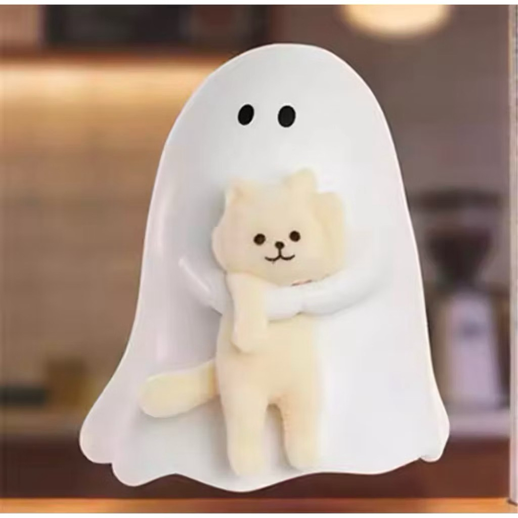 [พร้อมส่ง/แบบเลือกตัว] ของแท้  💯 52TOYS ผีเหงาอุ้มแมวสะท้อนแสงได้ Ghody - 👻Behold My Cat 🐈