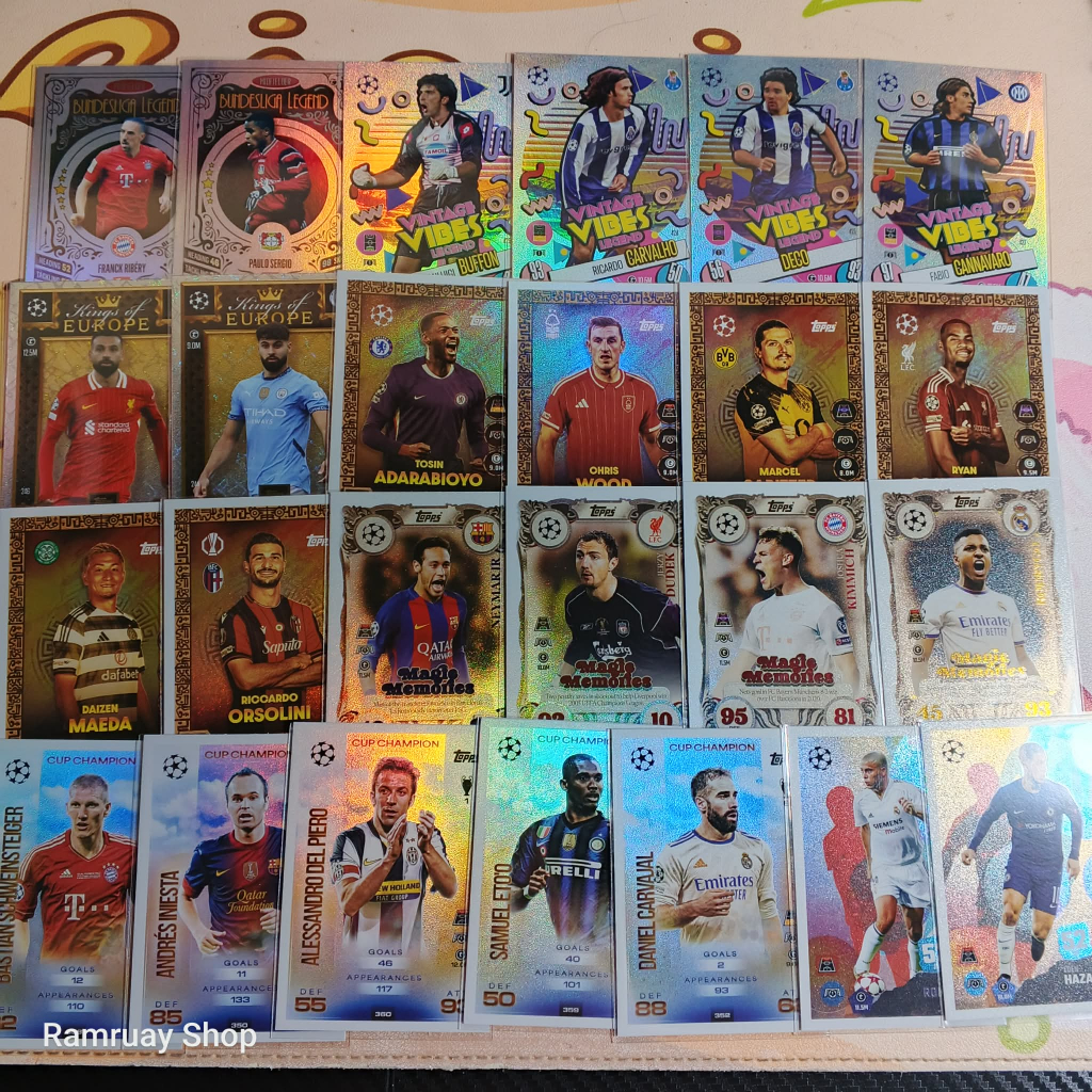 Topps Legend Vintage Vibes Heritage Club Champion Magic Memories ของแท้ ใส่ซองพร้อมส่ง