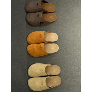 ✅ของแท้100%✅ Adidas Originals Adimule รองเท้าแตะหัวปิด birkenระบายอากาศได้ดีและสะดวกสบาย รองเท้าแตะ