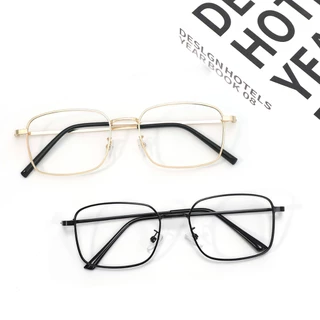 ✨TH✨👓 แว่นสายตา (-100~600°) ป้องกันแสงสีฟ้า กรอบทรงสี่เหลี่ยม สไตล์เกาหลีทันสมัย ​​1024