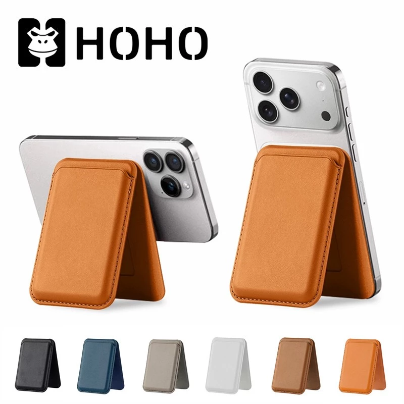 KA ที่เก็บบัตร แม่เหล็ก ขาตั้งโทรศัพท์ แม่เหล็ก ที่ตั้งมือถือ Magnetic Wallet Stand Cardholder 2 in 1 แม่เหล็กสําหรับ