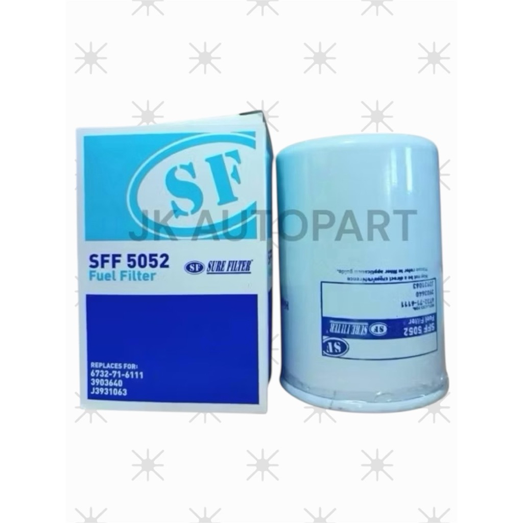 กรองน้ำมันโซล่า Sure Filter  SFF5052  กรองโซล่า  SFF 5052  P550440  KF-731 KF252  FUEL FILTER/BBBKP