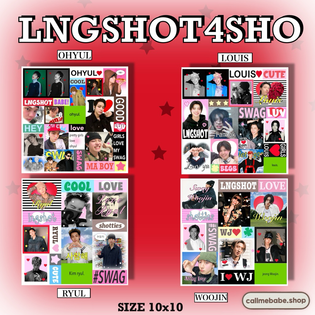 CUTE LNGSHOT STICKER