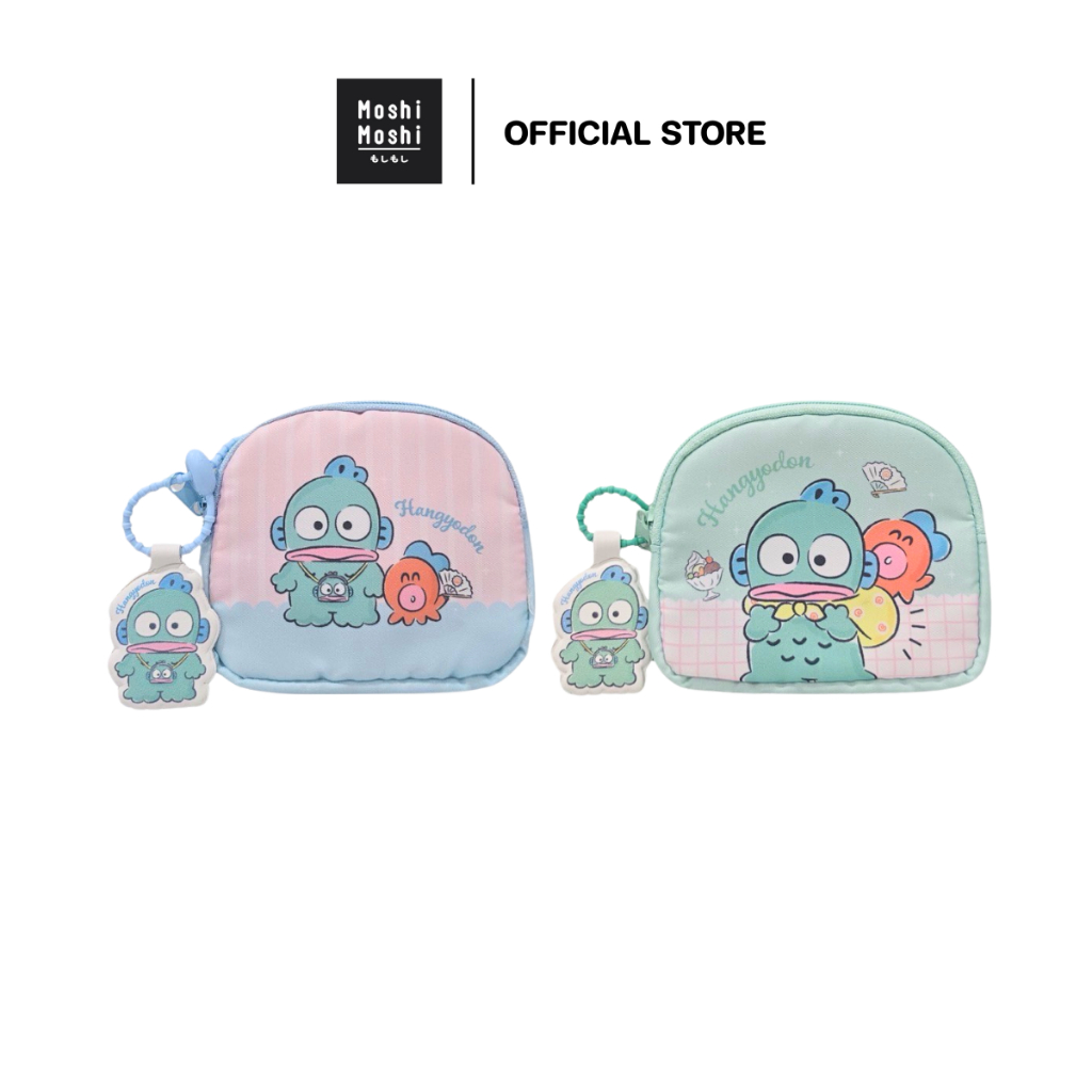 Moshi Moshi กระเป๋าเศษสตางค์ ลาย Hangyodon ลิขสิทธิ์แท้จากค่าย Sanrio รุ่น 6100007751-7752