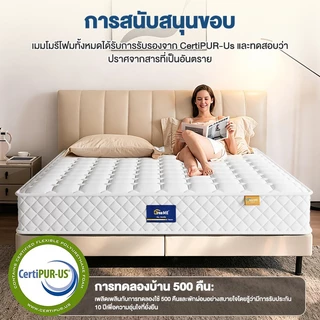 GREAME ที่นอนพ็อกเก็ตสปริง นุ่มเงียบ ที่นอนยางพารา ที่นอน 6 ฟุต 5 ฟุต 3.5 ฟุต ฟูกที่นอน แถมหมอน