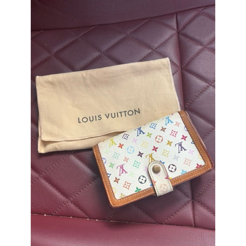 USED LV x Murakami Wallet ของแท้