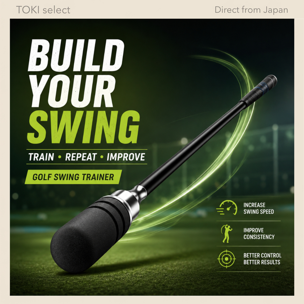Tamterd Golf Swing Trainer Golf Swing Practice Aid Head Speed Training Tool