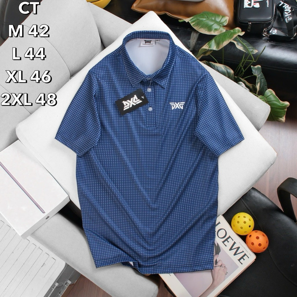 พร้อมส่ง! เสื้อโปโลผู้ชาย คอปกแขนสั้น ตีกอล์ฟ ใส่ลำลอง polo เสื้อกีฬาผู้ชาย ผ้านิ่ม ใส่สบาย ไม่ระคายเคืองผิว [PXG]