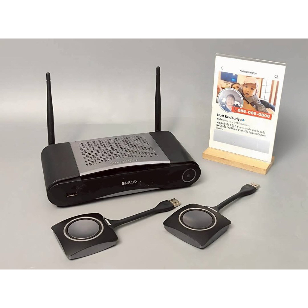 Barco ClickShare CSE-200 4K อุปกรณ์แชร์จอไร้สาย (พร้อม 2 Dongle) มือสอง