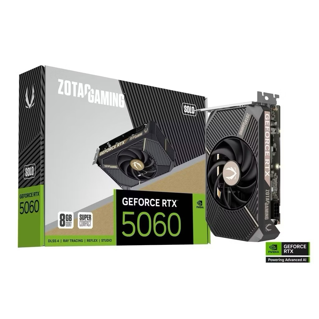 ZOTAC GAMING RTX 5060 SOLO 8GB GDDR7 สินค้าใหม่ มือ1 รับประกัน 3 ปี
