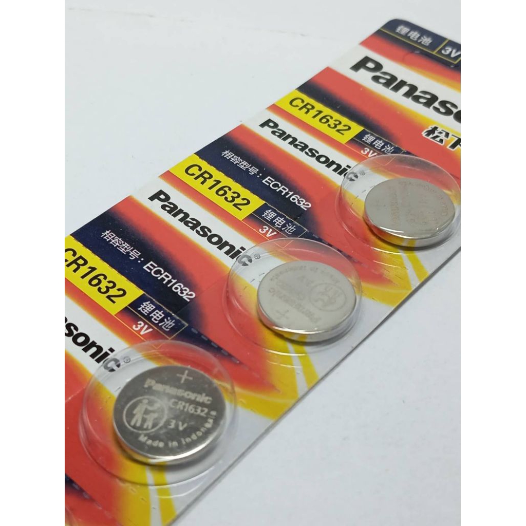 CR1632 ราคา1ก้อน PANASONIC CR1632 ถ่าน ถ่านกระดุม CR 1632 CR-1632 ถ่านกลม ถ่านกระดุม3V