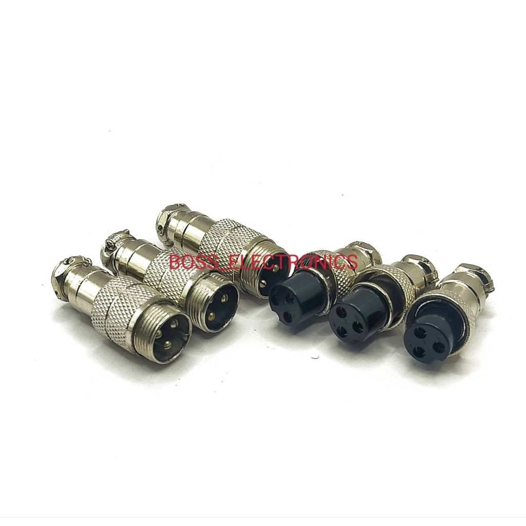 1ชุด 👉👉GX16 GX-16 PLUG Connector 16MM GX-16-2P 3P 4P 5P 6P 7P 8P 9P 10P เมียต่อสาย+ผู้ต่อสาย ปลั้กต่