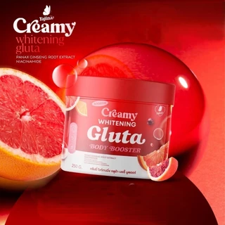 Creamy Whitening Gluta 250g บูสเตอร์ดารา บูสเตอร์ครีมมี่ กลูต้าบำรุงผิว ครีมดารา บูสเตอร์เจนิส