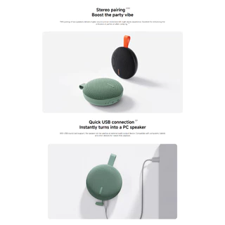 Xiaomi Bluetooth Speaker Essential ลําโพง Bluetooth ระบบเสียงแบบลำโพงคู่ | แบตเตอรี่ใช้งานได้นานสูงสุด 10 ชั่วโมง