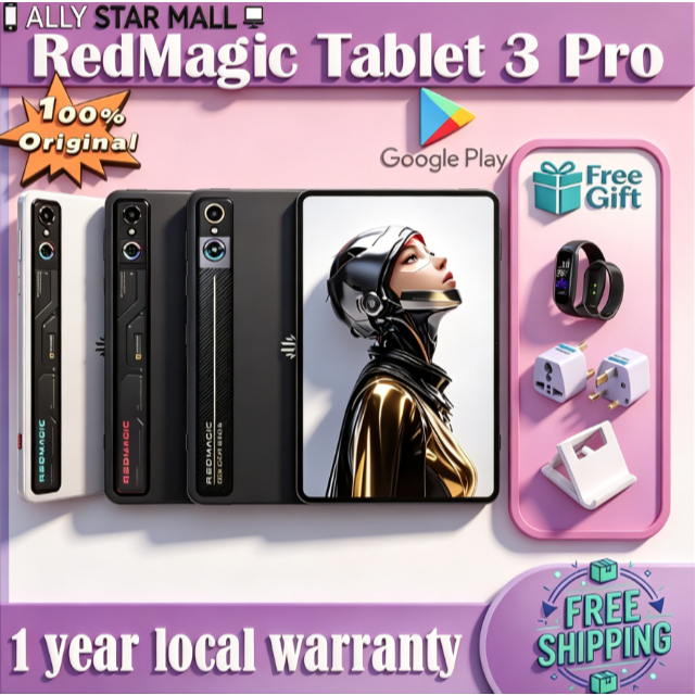 RedMagic Tablet 3 Pro Astra (Global ROM) S3930 แท็บเล็ตเกมมิ่ง | Snapdragon 8 Elite 9.06" 165Hz 8200