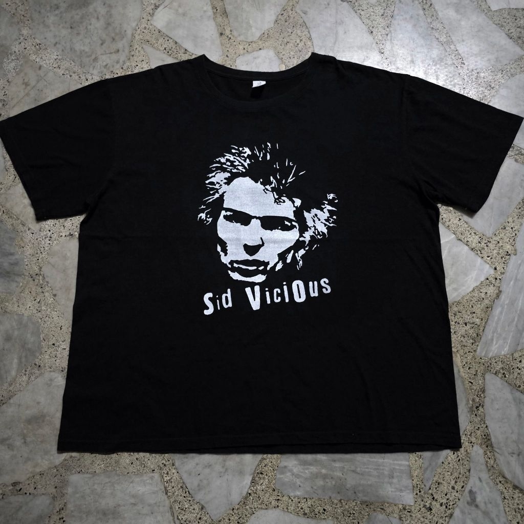 Sid Vicious สีดำ Size XXL (25x28.5)