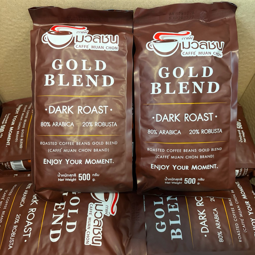 ❗️ใหม่❗️เมล็ดกาแฟมวลชน by CP Retailink Gold Blend โกลด์เบลนด์ ( jungle Arabitia CpB&F )