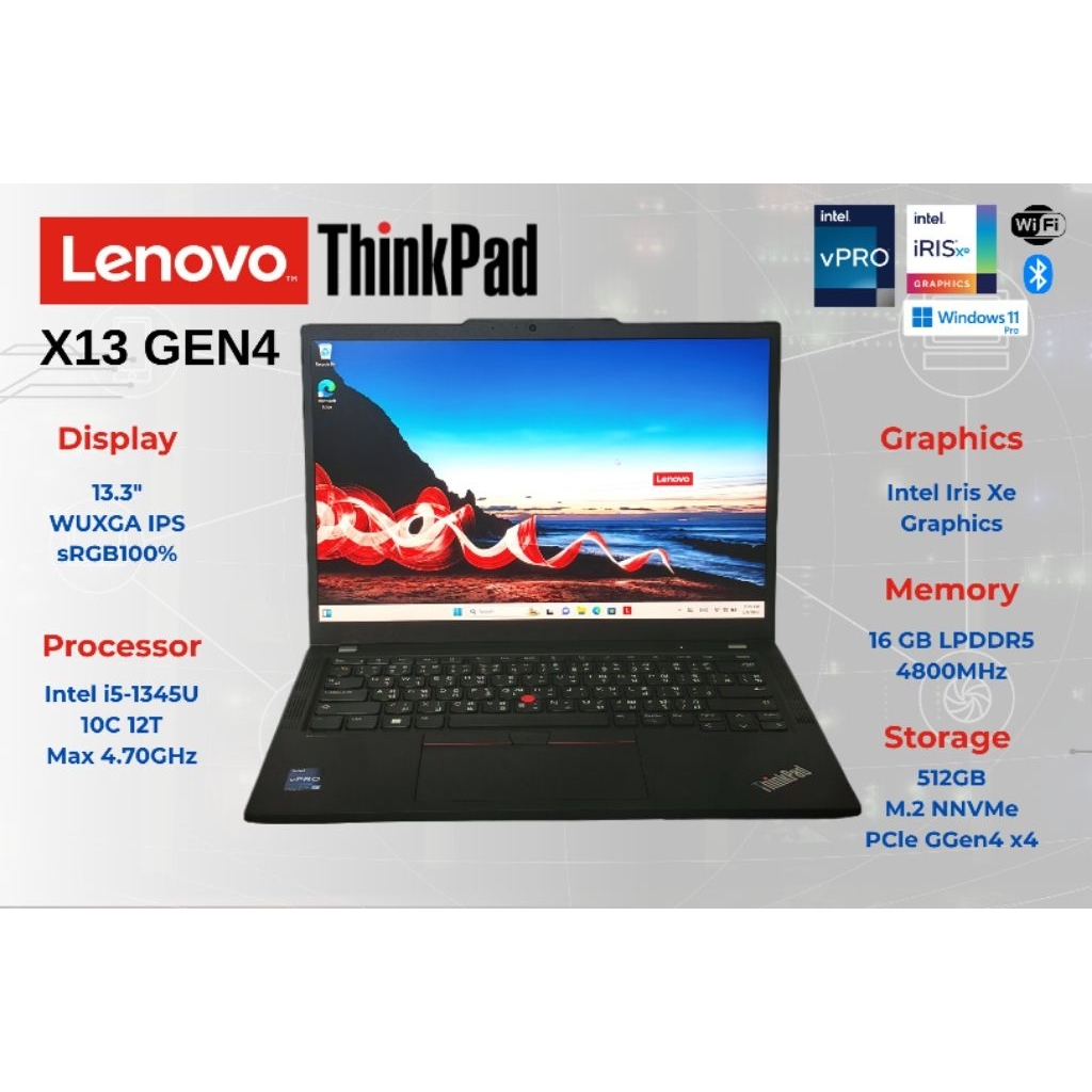 Lenovo thinkpad X13 Gen 4 Intel i5-1345U