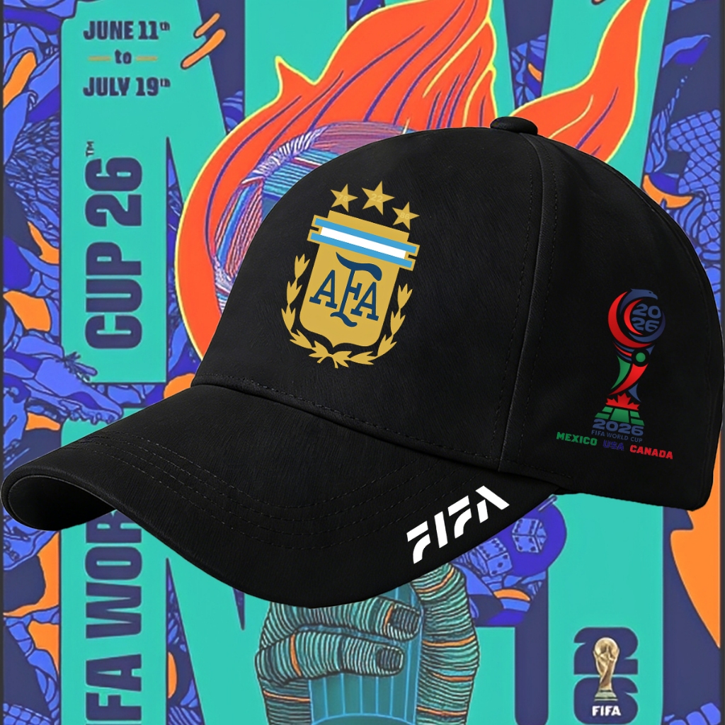World Cup Popular teams หมวก duckbill /แฟชั่นแอคเซสเซอรี่ /หมวกกันแดด /หมวกเบสบอล /หมวก flat cap /หมวก topi lidah bebek