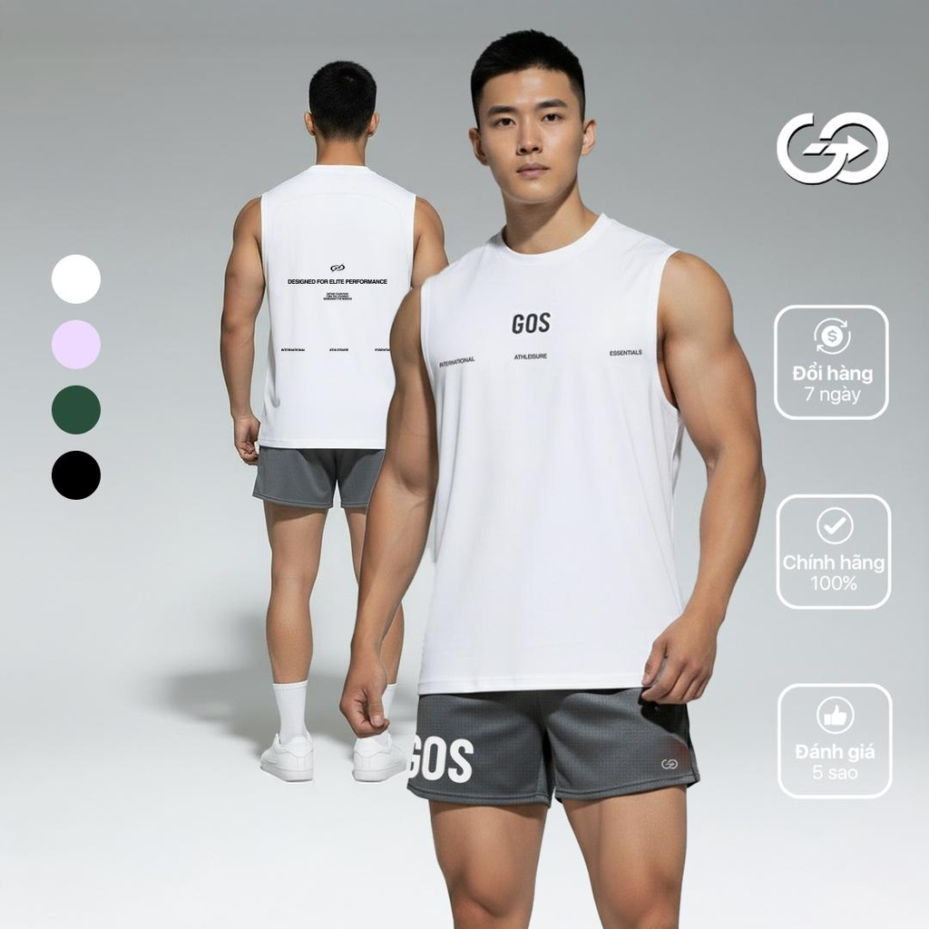 เสื้อกล้ามกีฬา GOS รุ่น Layback สำหรับผู้ชาย