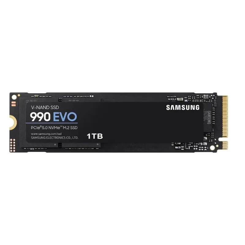 1TB SSD (เอสเอสดี) SAMSUNG 990 EVO - PCIe 4x4 / 5x2 NVMe M.2 2280 (MZ-V9E1T0BW) ประกันศูนย์ พร้อมส่ง