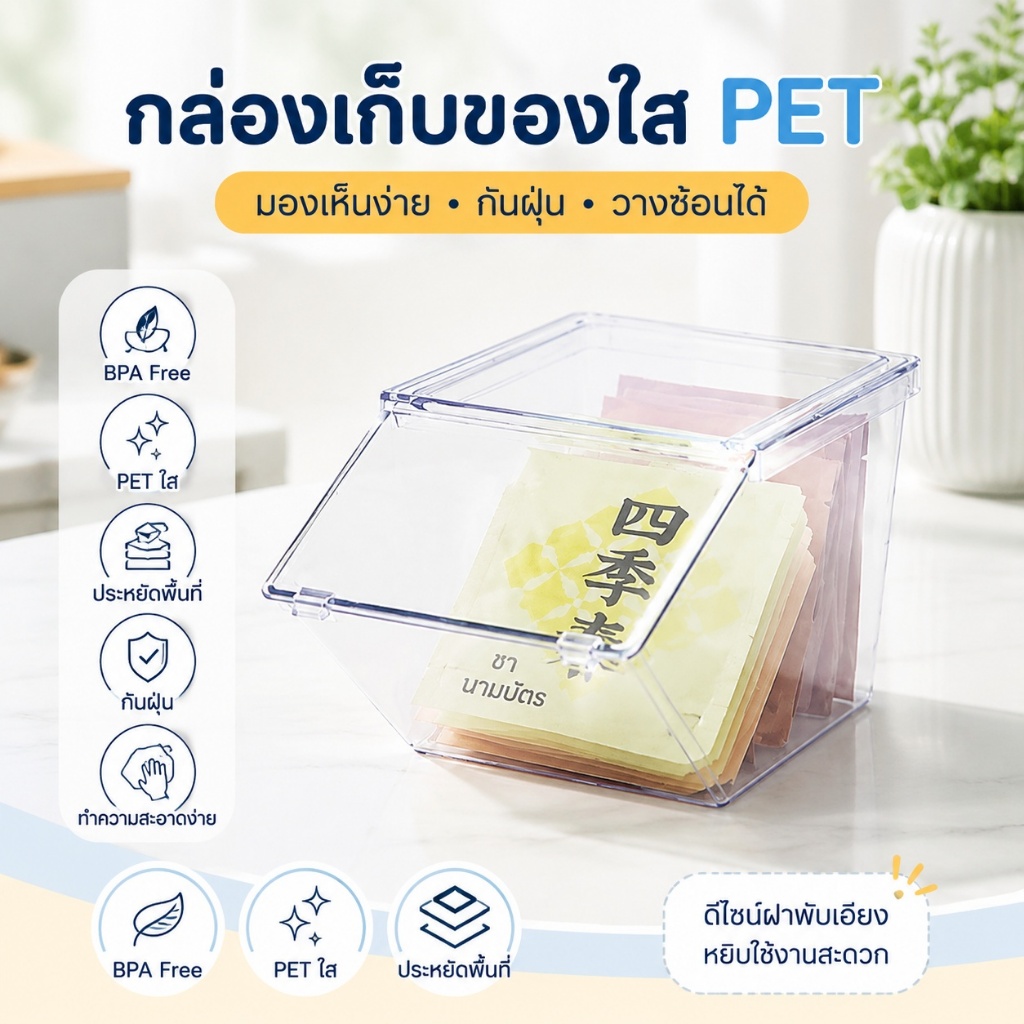 กล่องเก็บแคปซูลกาแฟ ถุงชา กล่องเก็บแคปซูลกาแฟ กล่องเก็บอะครีลิกใสกันฝุ่น กล่องอะครีลิกใสมองเห็นได้ สำหรับเก็บแคปซูลกาแฟ