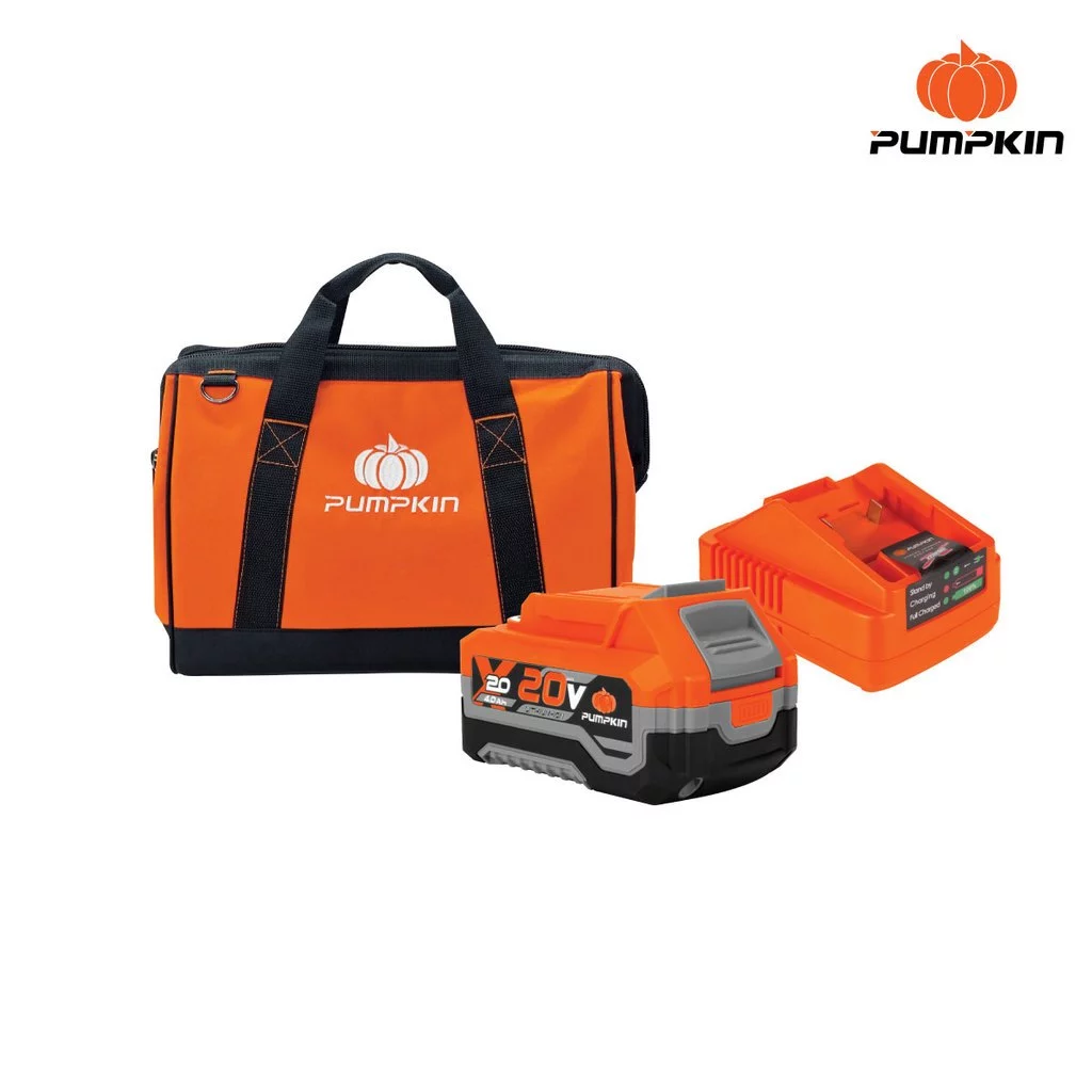 PUMPKIN ชุดแบตเตอรี่ 20V 4.0Ah และเครื่องชาร์จแบตเตอรี่ รุ่น X20V-V4C24 XTREME พร้อมกระเป๋าเครื่องมือช่าง 50557 X20 thumbnail 5