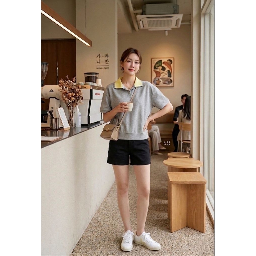 เสื้อยืดคอปก 2 ชั้น  ผ้า Cotton Nano สัมผัสนุ่มละมุนผิวสุดๆ ☁️