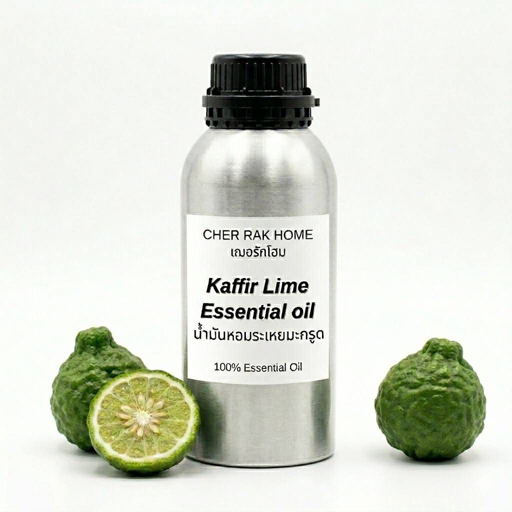 น้ำมันหอมระเหยมะกรูด KAFFIR LIME ESSENTIAL OIL