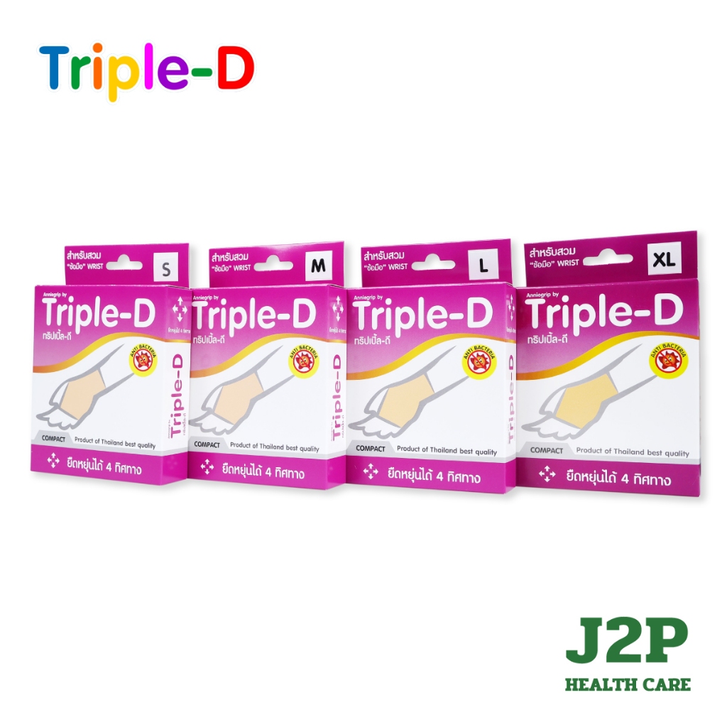 Anniegrip (Triple-D) Support Wrist แอนนี่กริบ อุปกรณ์พยุงข้อมือ S,M,L,XL