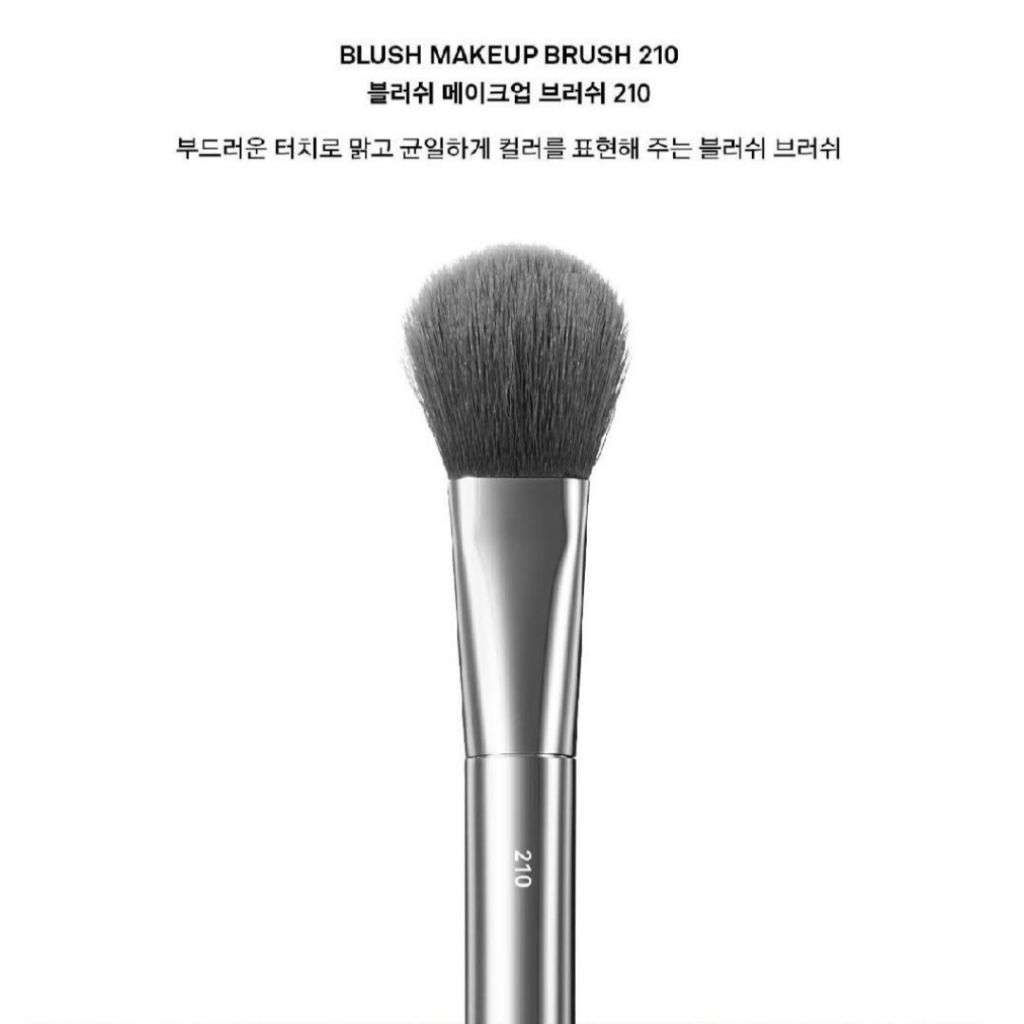 ด้ามสีชมพู Naming Blush makeup nrush แปรงปัดแก้มขนสังเคราะห์