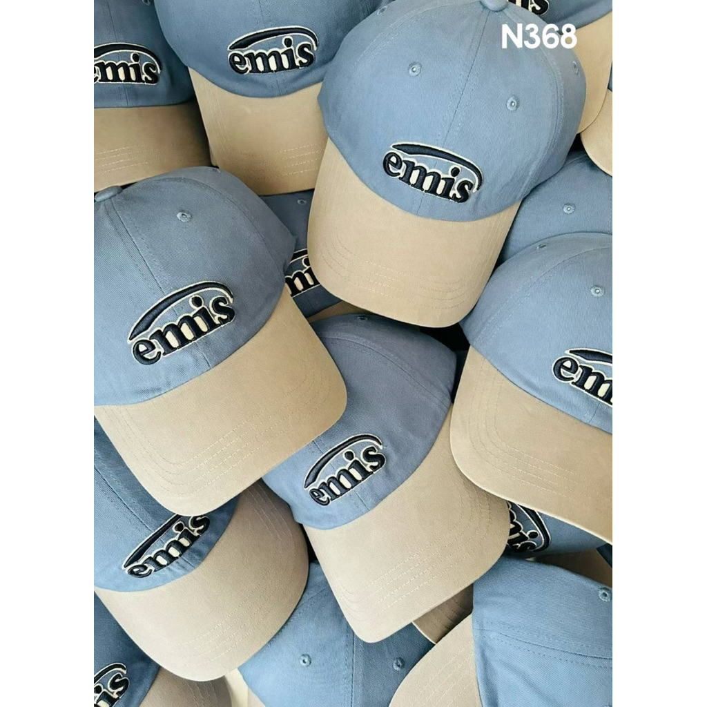 พร้อมส่ง หมวก Emis New Duo Logo Ball Cap Tow-Tone หมวกเอมิส หมวกเบสบอล หมวกแฟชั่น รุ่นทูโทน ใส่ได้ทั