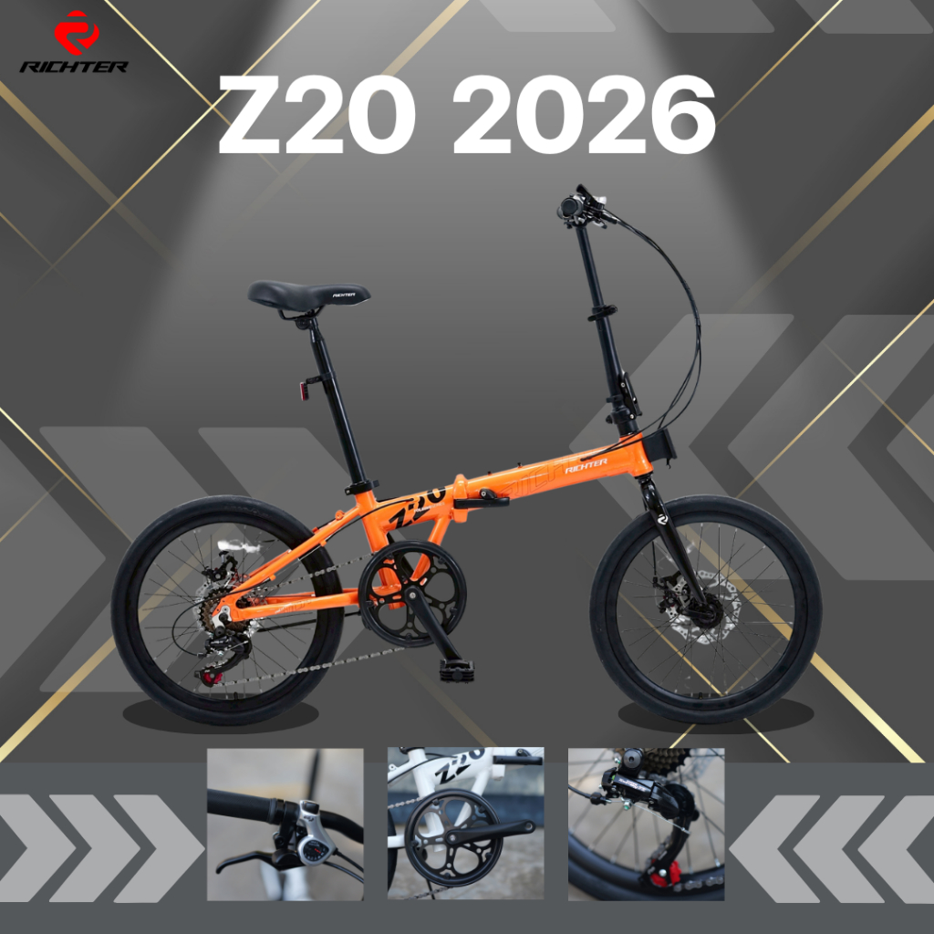 จักรยานพับ RICHTER รุ่น Z20 New2026  ขนาดวงล้อ 20 นิ้ว