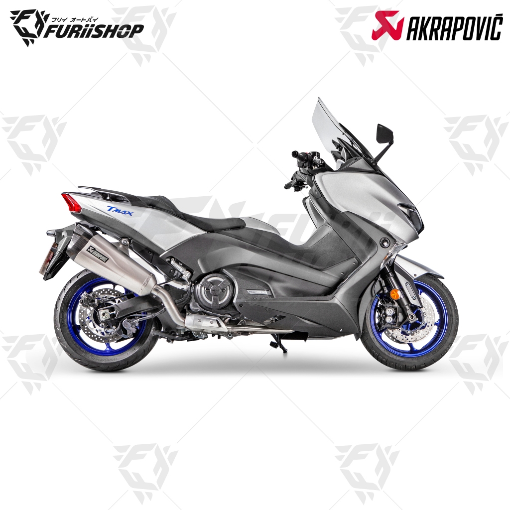 Akrapovic Slip on  For : Yamaha TMAX530 SX/DX 2017-2019 & TMAX560 2020-2021 & Tmax560 2022-2024 & Al