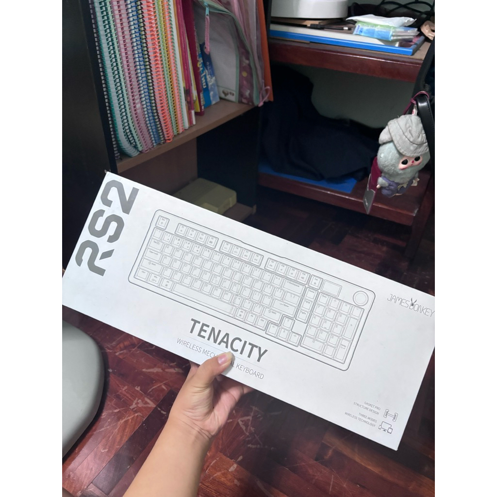 คีย์บอร์ดมือสองJames Donkey RS2 3.0 Wireless Mechanical Keyboard (EN/TH) Blue Lagoon + White Wing Sw