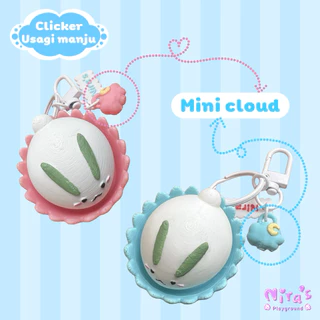 Nira’s • Clicker • Usagi manju 🐰🌙☁️ • พวงกุญแจ ของเล่น กดได้