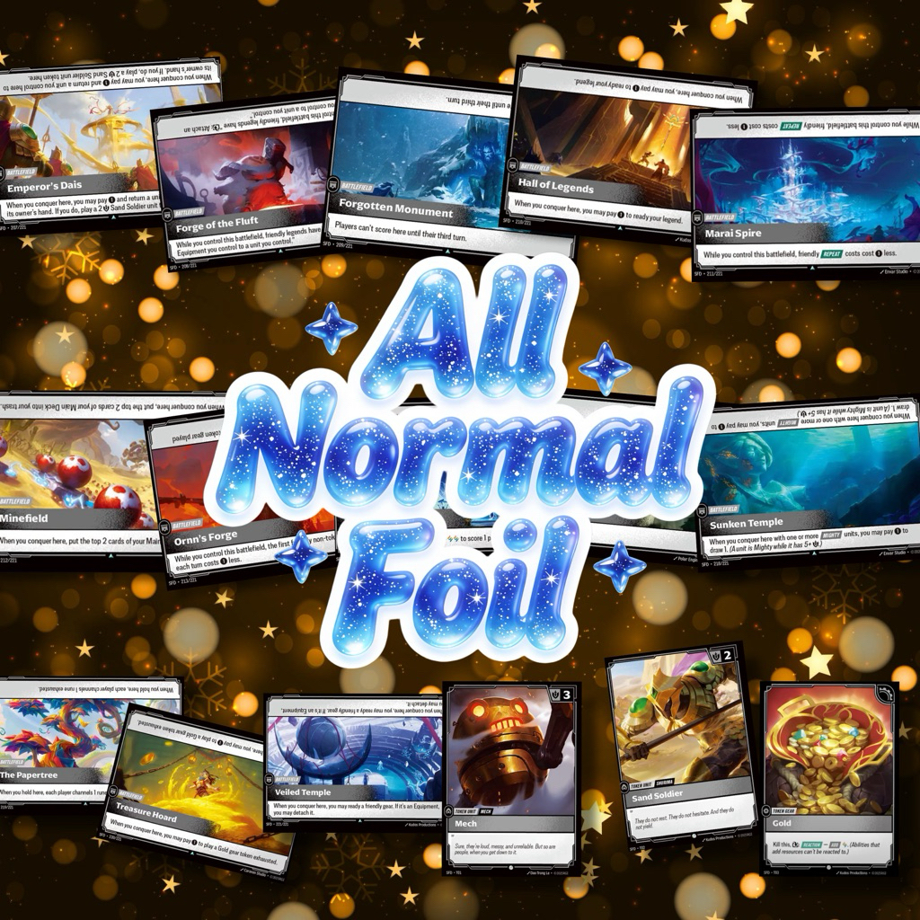 Riftbound Spiritforged Battlefield ( All Foil )