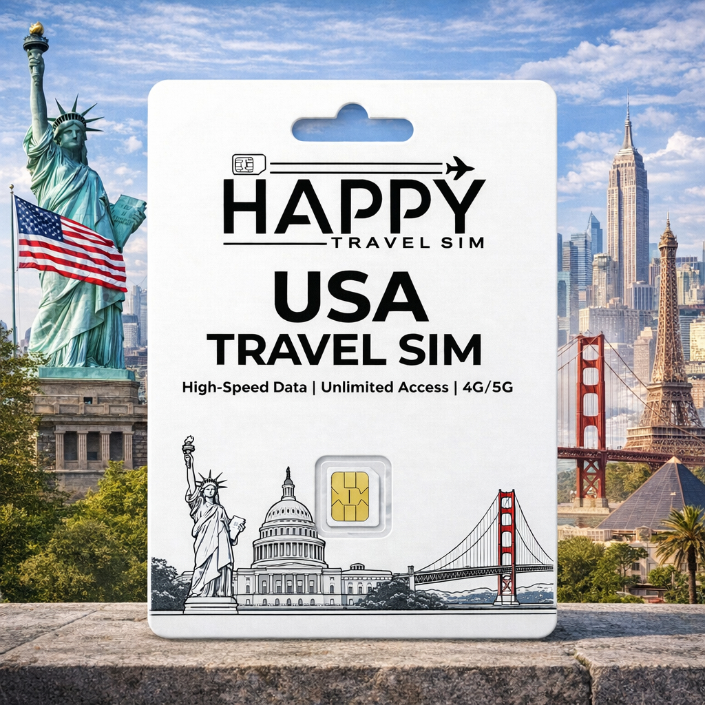 ซิมการ์ดประเทศสหรัฐอเมริกา, ซิมการ์ดโรมมิ่งประเทศสหรัฐอเมริกา, USA Sim Card, United States Travel Roaming SIM Card