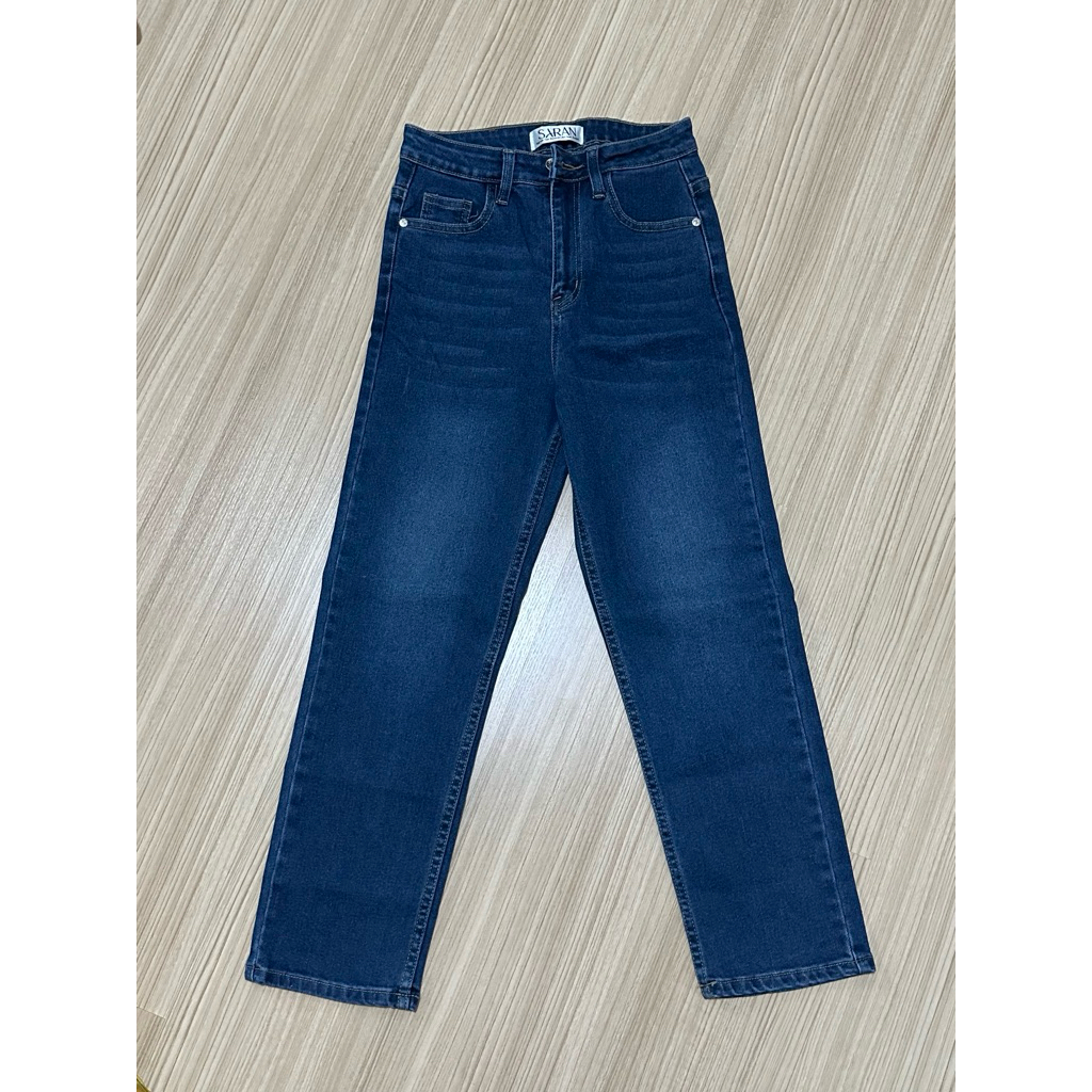 SR7001 - size S ของ Saran Jeans ผ้ายืด สีเข้ม