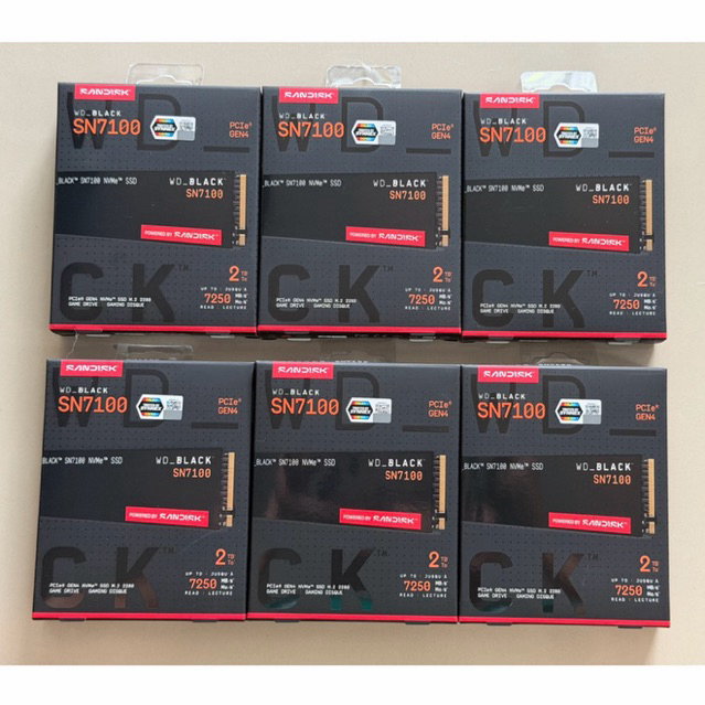 SSD WD Black SN7100 2TB มือ 1 ประกันศูนย์ไทย (มีของพร้อมส่ง)
