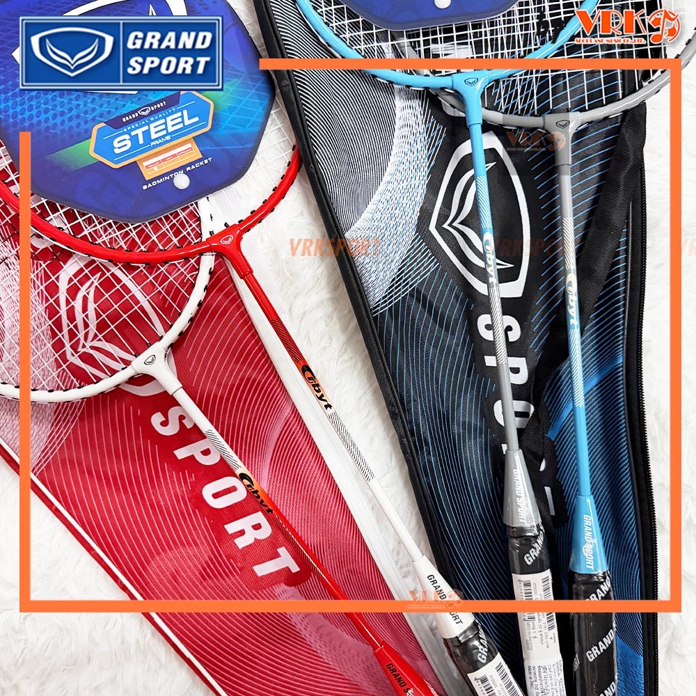 GRAND SPORT ไม้แบดมินตัน แพ็คคู่ พร้อมกระเป๋าใส่ รุ่น Inferno : 372191 / 372219 / 372233 (ไม้แบดคู่) ราคา ถูกที่สุด ดีลบีเคเค แกลเลอรีภาพที่ 6