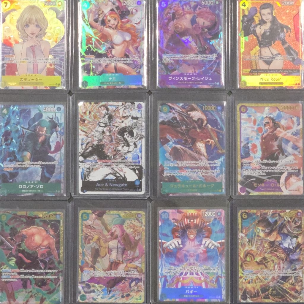 การ์ด One Piece​ ใบ PA (มีดาว) และ ใบ SEC (ของแท้)