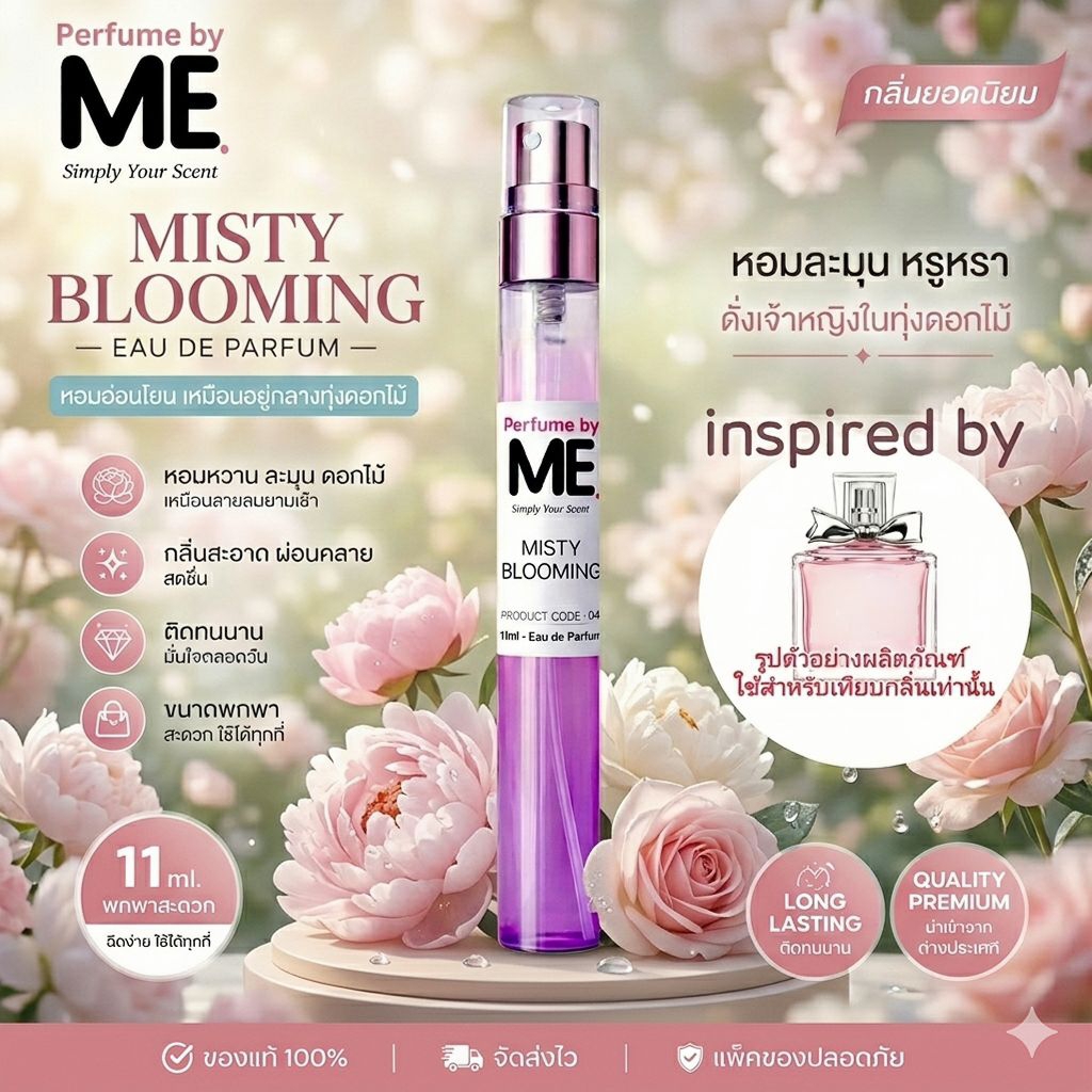 ME น้ำหอมคุณหนู Misty Blooming ( inspired by มิสบลูมมิ่ง )