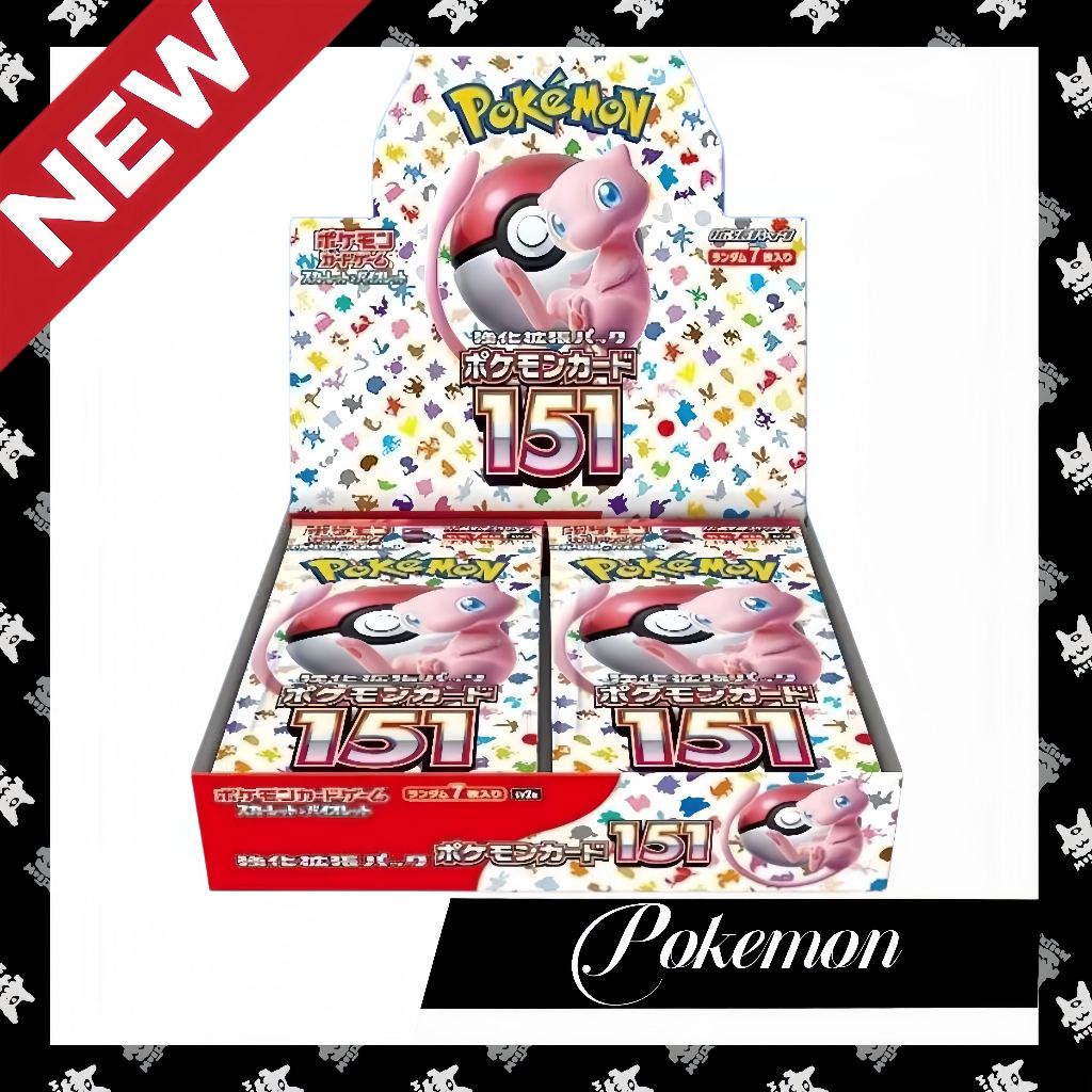 【จัดส่งทันที】 Pokemon [sv2a] Scarlet & Violet "Pokemon Card 151" Booster Box (JP)