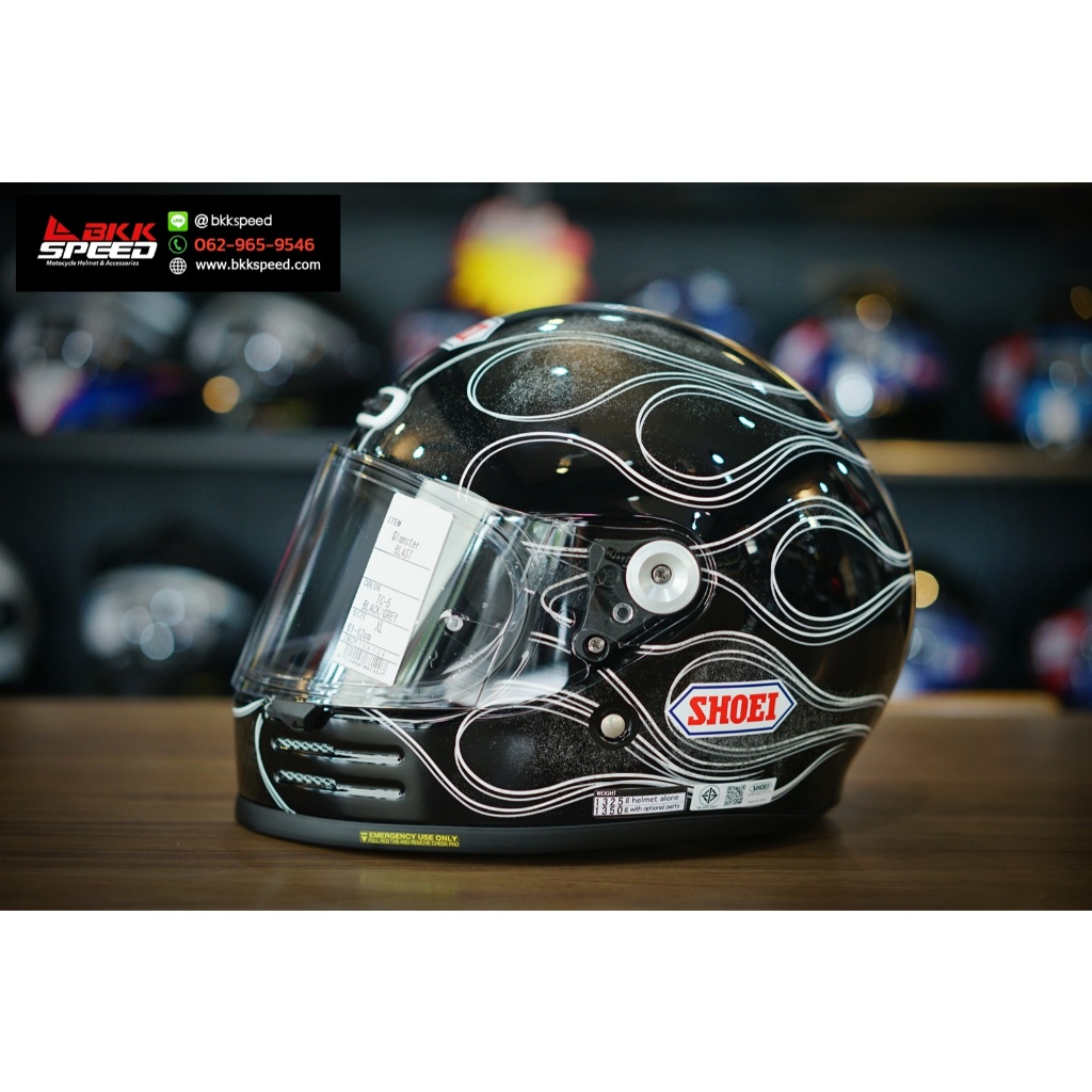 Shoei Glamster Blast TC5 ลายไฟ มาใหม่ สวยถูกใจสายคาเฟ่