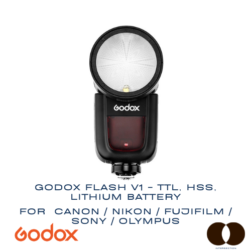Godox Flash V1 - TTL HSS, Lithium Battery ( VB30 , X2T, S2, SA-K6, SGGV, AK-R21 )(สนใจติดต่อสอบถาม)