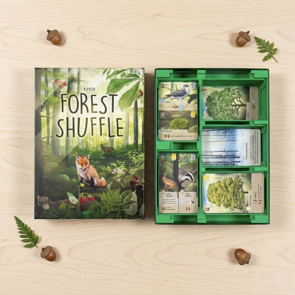 🌳 [Insert & Organizer] Forest Shuffle Complete Collection (PETG) - งาน 3D Print (ไม่รวมตัวเกม) 🌳
