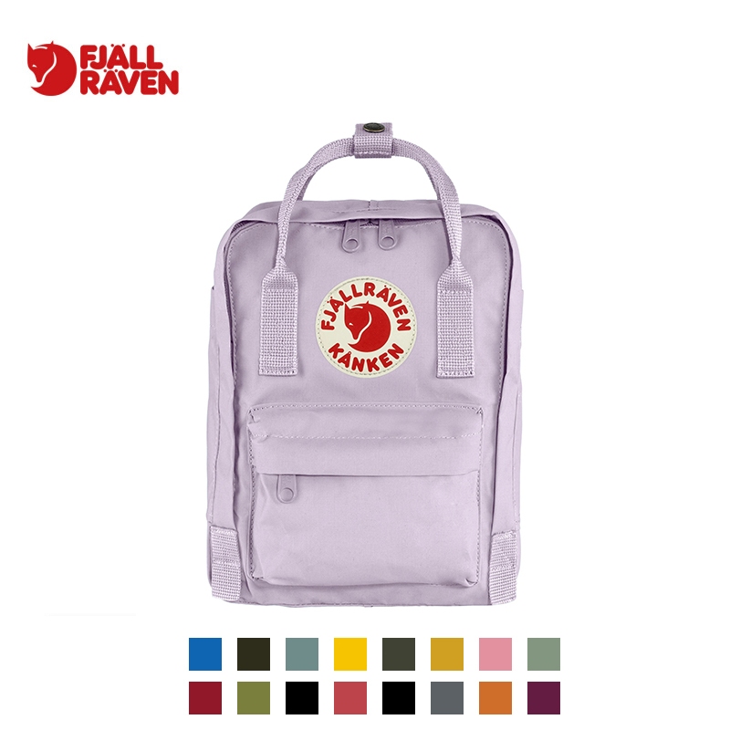 🇸🇪Fjallraven Kånken Classic backpack 7L-Fog/Black/Clay
