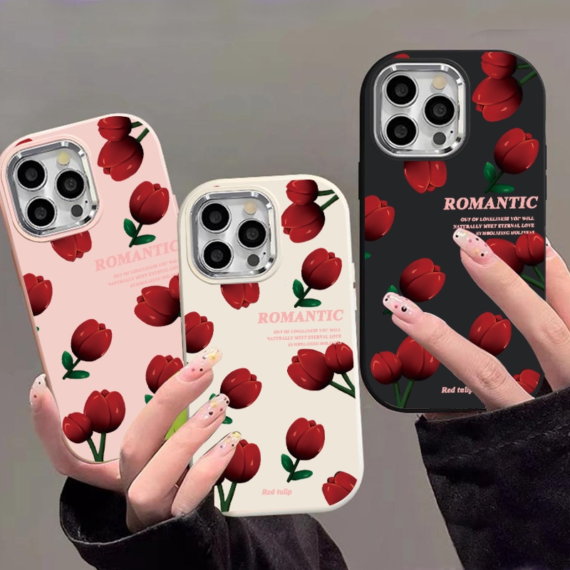 🔥 จัดส่งทันที 🔥 สำหรับ iPhone 13 12 14 11 15 Pro Max XR X XS SE 7 8 Plus เคสโทรศัพท์มือถือเคสไอโฟนสวยๆกันกระแทกและเคส